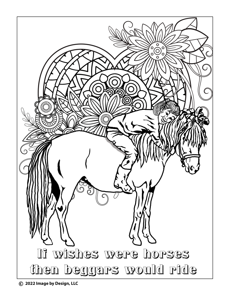 If Wishes Were Horses Coloring Book